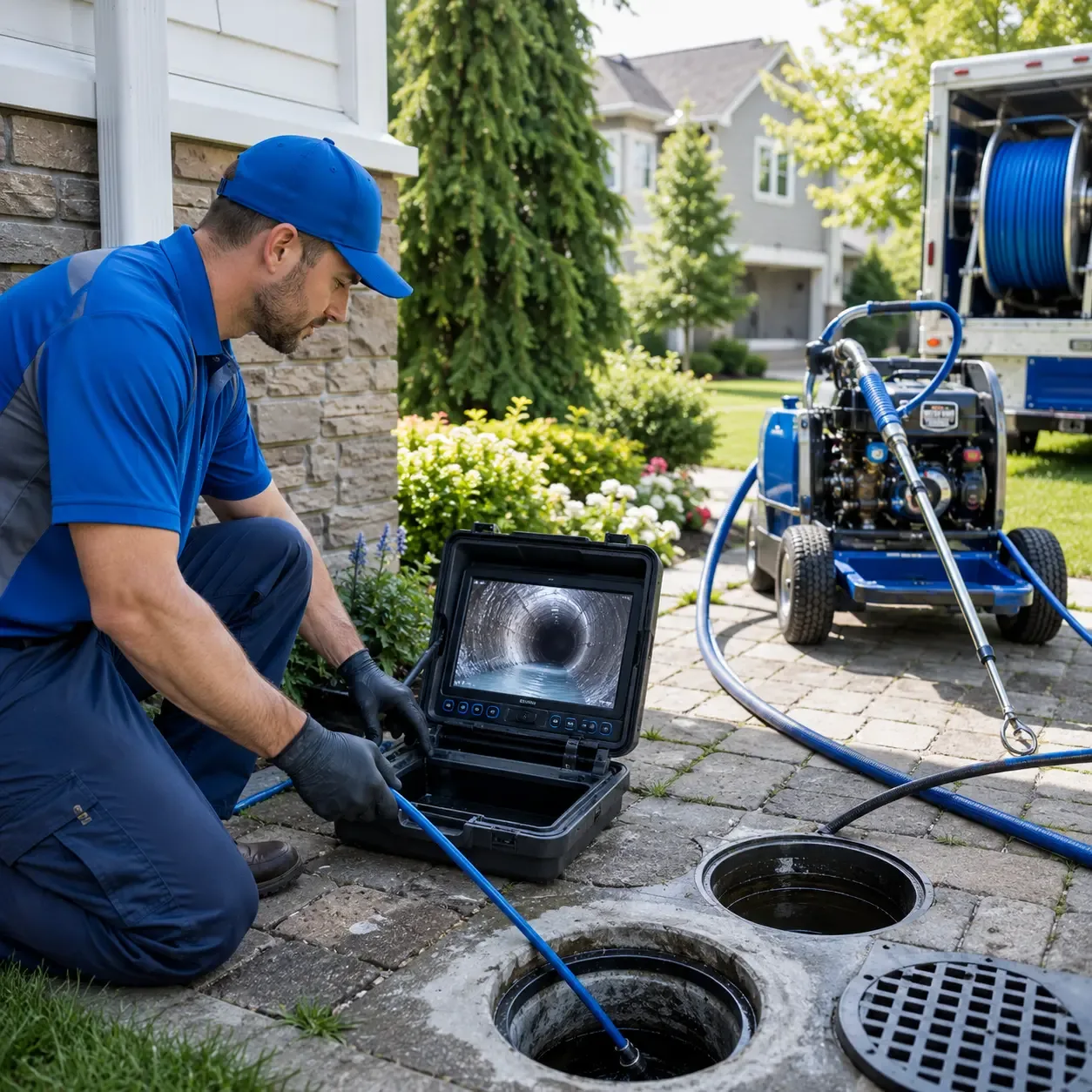 Outdoor drain cleaning professionals serving West Point, NE